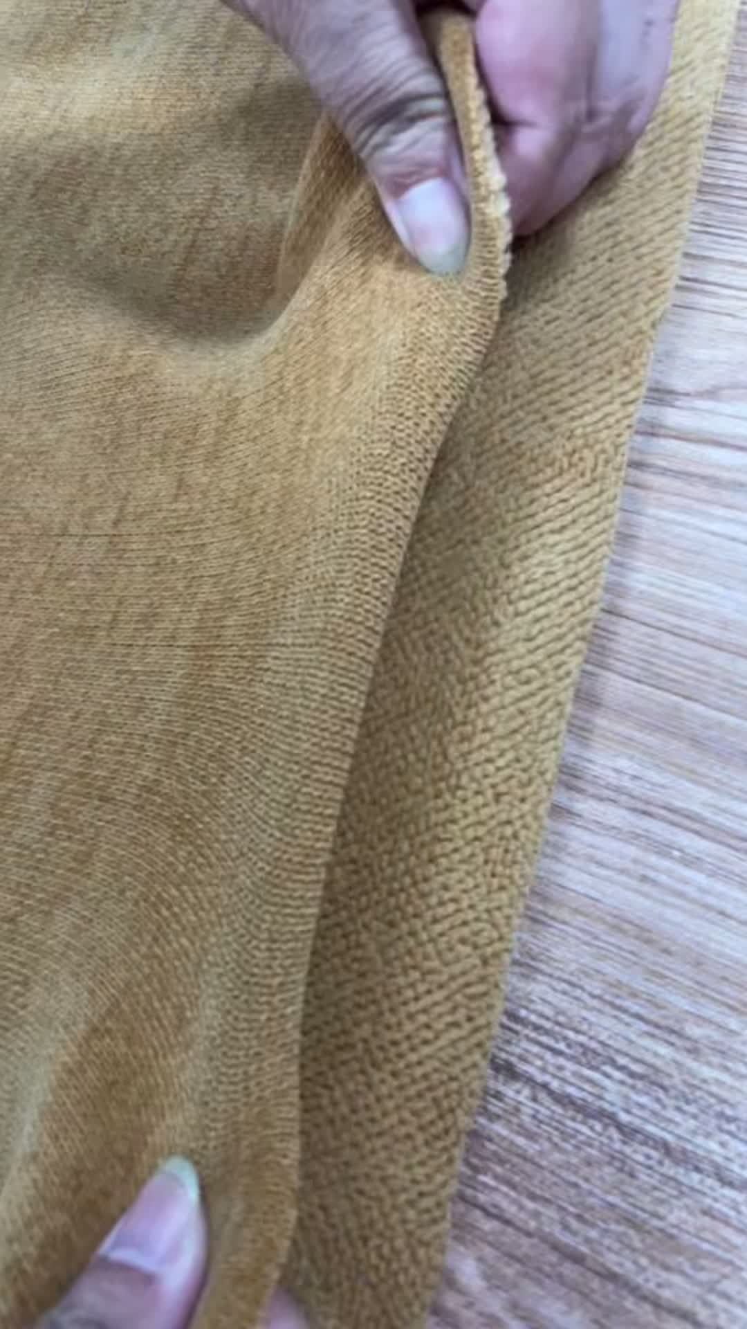 BK20260623D Textured Chenille Weave Knit Bonded Sherpa Fleece (BK20260623D) - Tejido Texturizado Chenille Bondeado con Borrego para Chaquetas wholesale fabric KG China mill