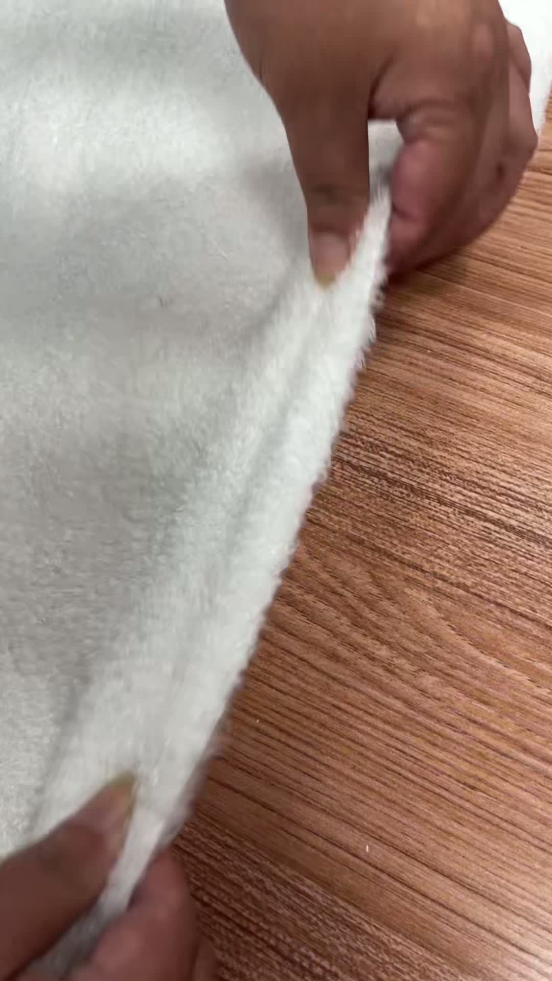 BK20260623 Curly Teddy Boucle Bonded Arctic Sherpa Fleece Fabric (BK20260623) - Peluche Teddy Rizado Bondeado con Polar Ártico para Abrigos wholesale fabric KG China mill